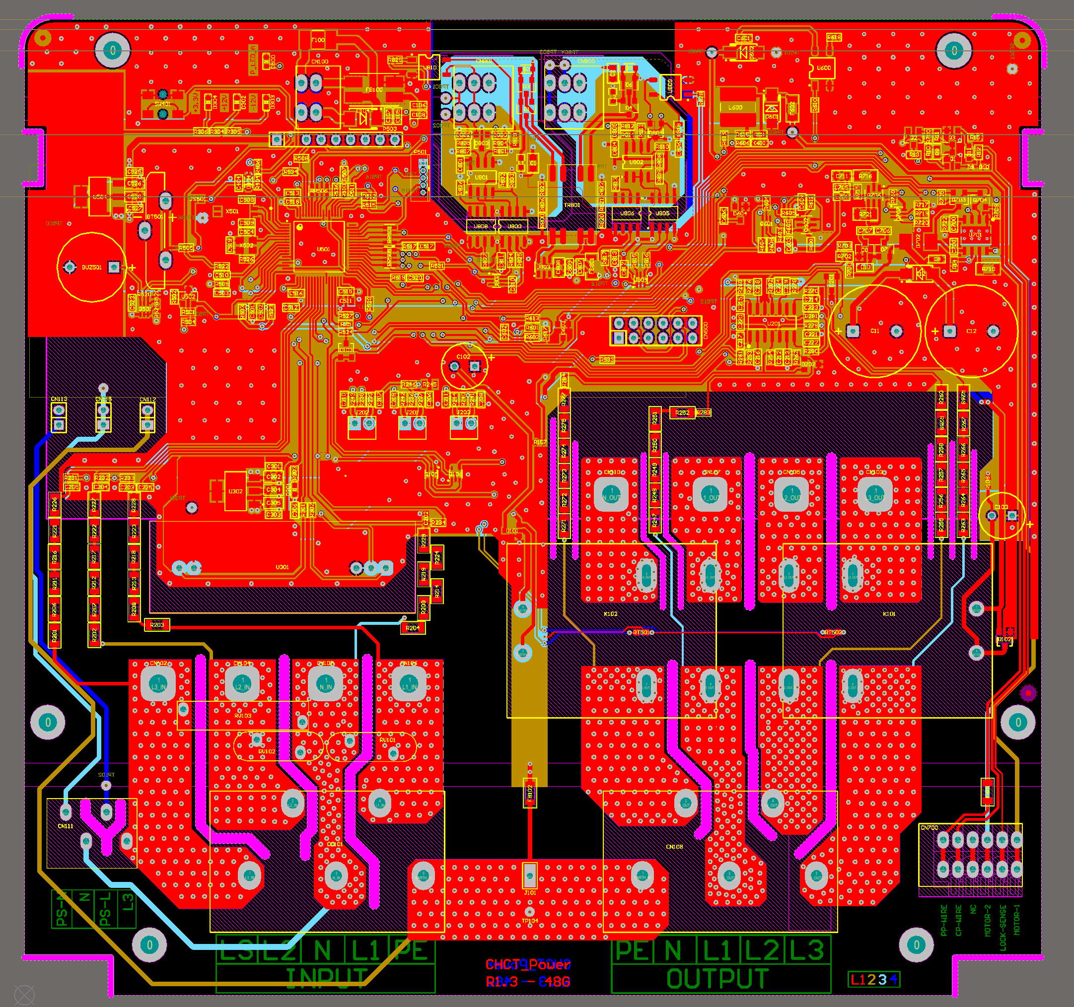 CHCT power board PCB layout