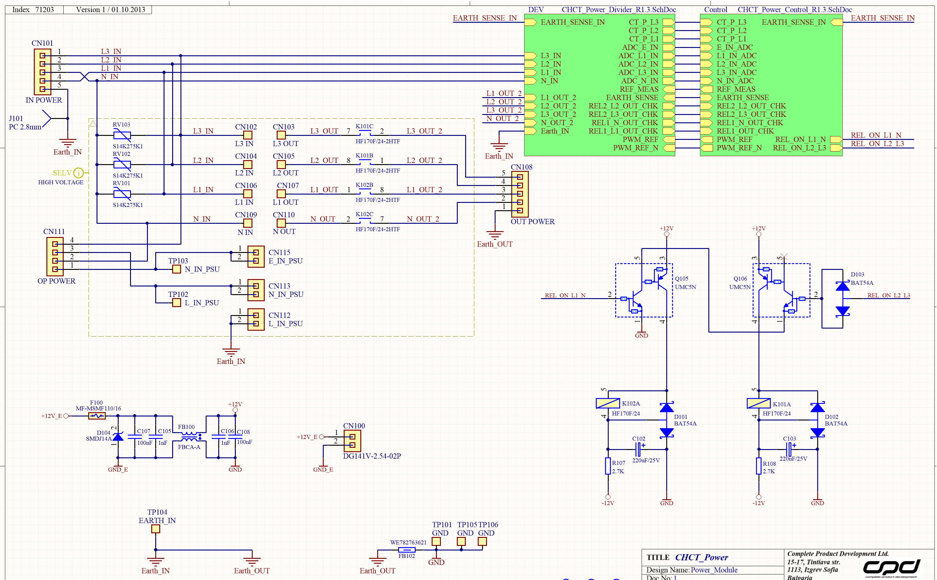 CHCT power board schematic