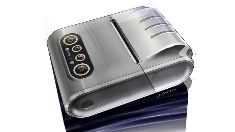 Compact device polished concept render