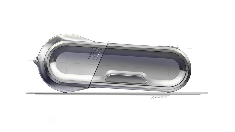 Capsule product side-view render