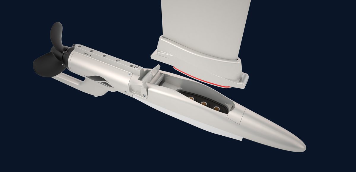 Marine propulsion assembly 3D CAD prototype